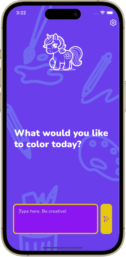 picture of a phone prompting for input